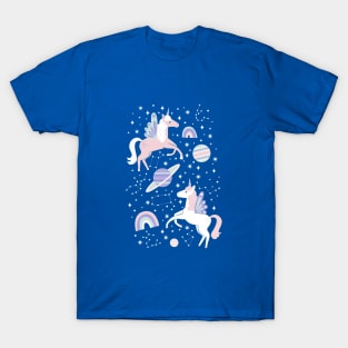 Space Unicorn - Candy Pastels T-Shirt